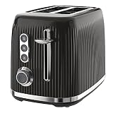 Breville Bold 2-Slice Toaster, Black & Silver Chrome (VTR001)