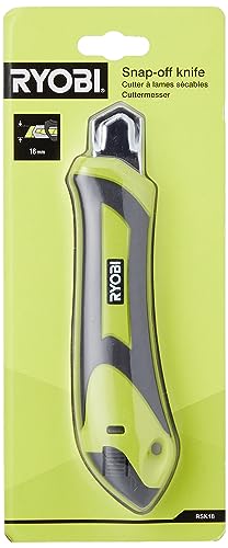 Ryobi RSK18 Nóż Zatrzaskowy Czarny Segmentowy uchwyt TPR blokada