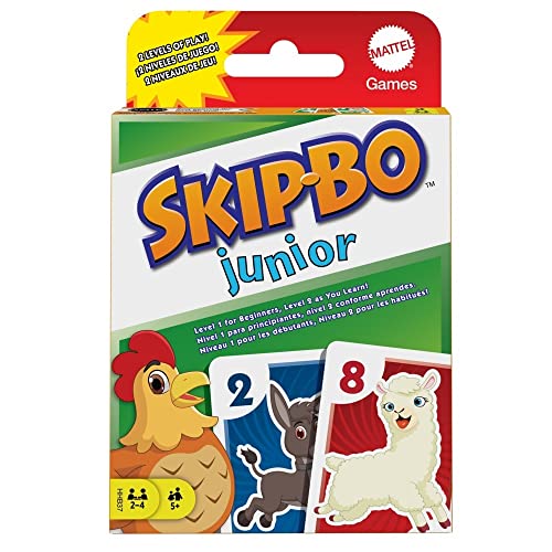 Gra karciana Mattel Games Skip-Bo Junior HHB37