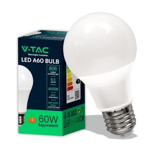 LED EEK F (A - G) E27 kształt żarówki 8,50 W białe światło dzienne