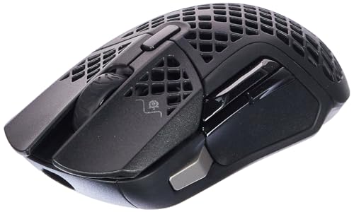 Myszka SteelSeries Aerox 5 Wireless - Ultralekka, wodoodporna konstrukcja - 9 przycisków - Bluetooth/2,4 GHz - Sensor Tr...