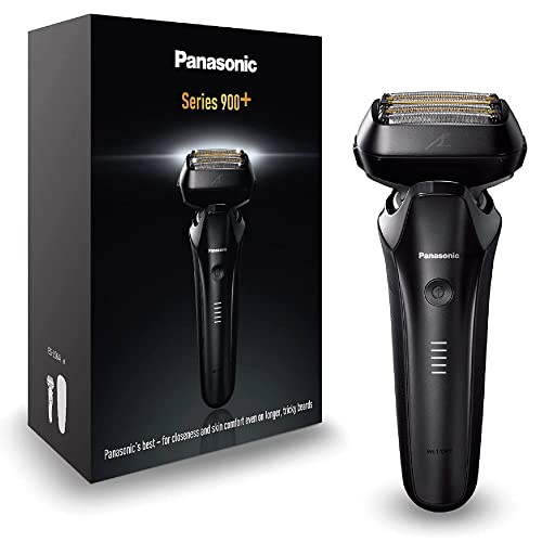 Panasonic ES-LS6A 6-Ostrzowa Golarka Elektryczna, Z Czujnikiem Zarostu, Systemem Automatycznego Czyszczenia I Ładowania