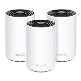 TP-Link Deco XE75 (Pack 3) - Sistema Mesh WiFi 6E Triple Banda AXE5400