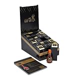 Premium Spirits Tasting Box | Whisky, Gin, Rum, Likör | 24 Miniaturflaschen mit Tasting-Booklet