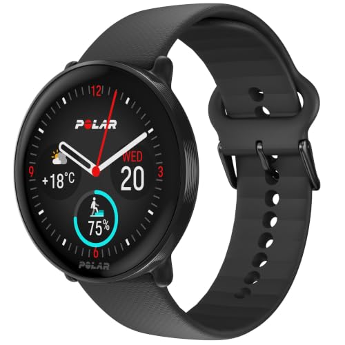Polar Ignite 3 Night Black AMOLED | Analiza snu, Pomiar tętna z nadgarstka, Wskazówki głosowe, Monitor aktywności 24/7