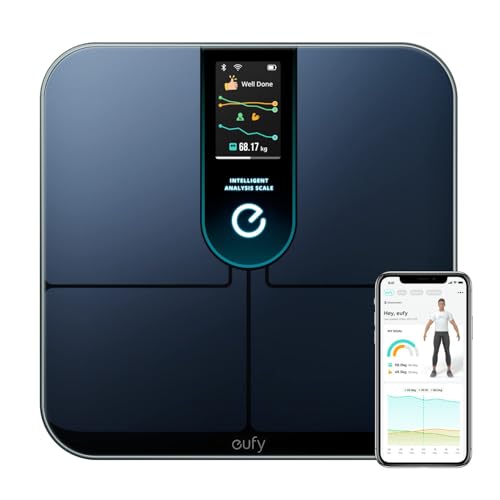 eufy inteligentna waga P3 FitTrack, Wi-Fi, 16 pomiarów, BMI, model ciała 3D