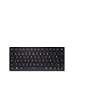 CHERRY KW 9200 MINI - Multidispositivo, Bluetooth/2.4GHz/cable, QWERTY Español, recargable
