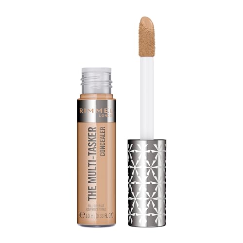 Rimmel London The Multi-Tasker Concealer, Correttore Occhiaie e Imperferzioni Illuminante, Formula Waterproof a Lunga Du