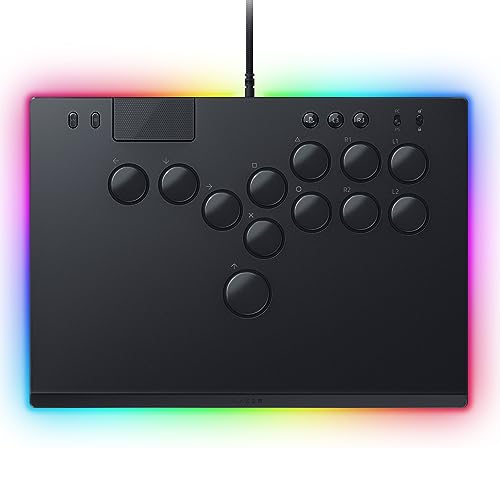 Razer Kitsune - Controller arcade ottico solo tasti per PS5 e PC (Layout preciso dei quattro pulsanti di movimento, Swit