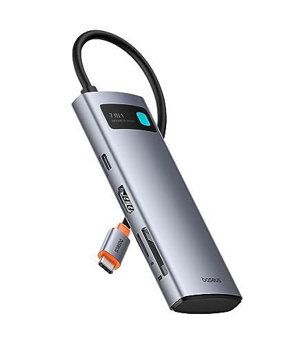 Baseus Hub USB C 7 in 1 Adattatore con HDMI 4K60Hz, PD 100W