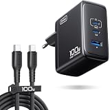 INIU 100W USB-C Cargador GaN 4 Puertos