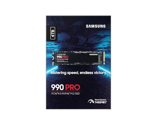 Dysk SSD Samsung 990 PRO NVMe M.2, 4 TB, czarny, MZ-V9P4T0BW