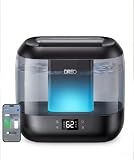 Dreo Humidificador inteligentes para dormitorio, humidificador de vapor frío de 