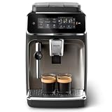 PHILIPS Serie 3300 Cafetera Superautomática, Espumador de leche clásico, 5 tipos