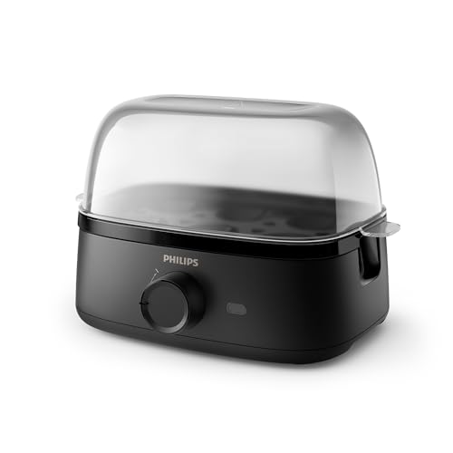 Philips Cuociuova elettrico 3000, fino a 6 uova, formato famiglia, 400W
