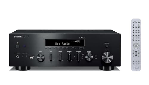 Amplituner Yamaha MusicCast R-N600A czarny i srebrny