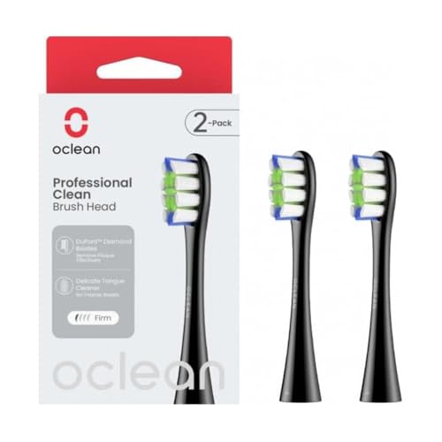 Oclean Końcówki Professional Clean B02 do szczoteczki 2 szt. czarne
