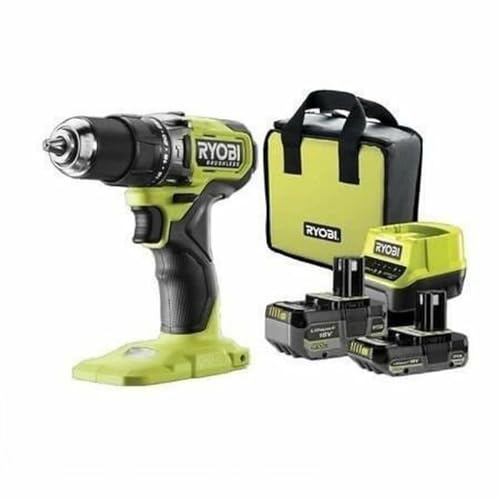 Wiertarko-wkrętarka udarowa RYOBI RPD18BL1-2C42S + ładowarka + zestaw akumulatorów Brushless