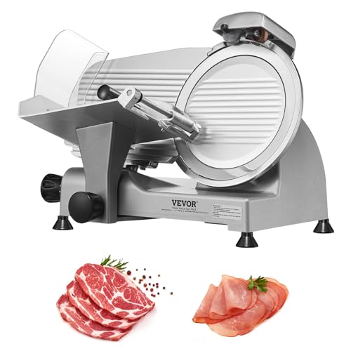 VEVOR Affettatrice elettrica 340 W con lama da 10