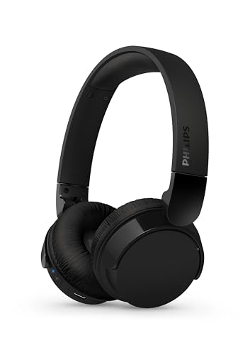 Philips TAH4209BK Cuffie On-Ear wireless bluetooth leggere con isolamento acustico passivo - 55 ore di riproduzione, suo
