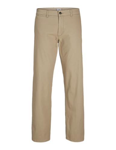 Spodnie chino JJ REBEL Jrebkenni Sharp Chino Noos męskie 31W/30L, bawełniane z elastanem, Crockery