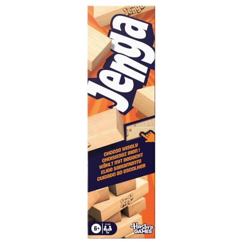 Jenga Classic, A2120, gra zręcznościowa, Hasbro Gaming