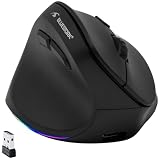 Bluestork Ratón Ergonómico Vertical Inalámbrico LED RGB