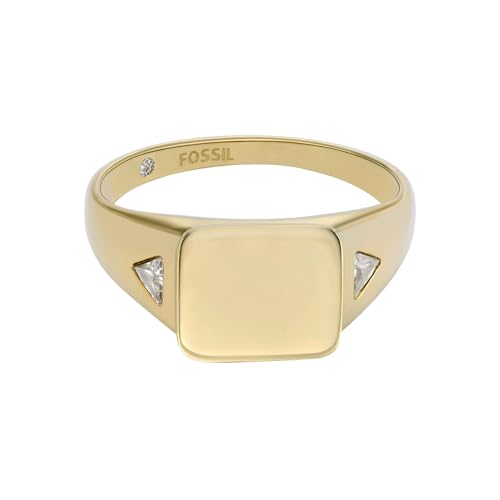 Fossil Orecchini da donna in ottone o argento con chiusura a cerchio