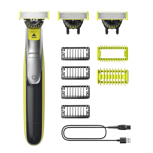Philips OneBlade QP2834/31 - Regolabarba elettrico 360 autentico, per viso e corpo