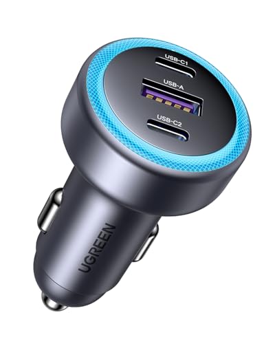 UGREEN ładowarka samochodowa 30 W, 3 porty USB-C + USB-A – 29,99 zł Prime + -20/100