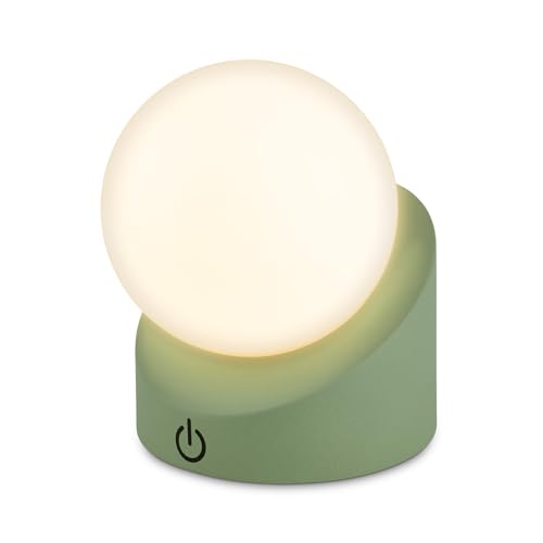 BRILONER - Mini lampada da tavolo a LED senza fili IP54 con touch, lampada comodino, dimmerabile, batteria ricaricabile 