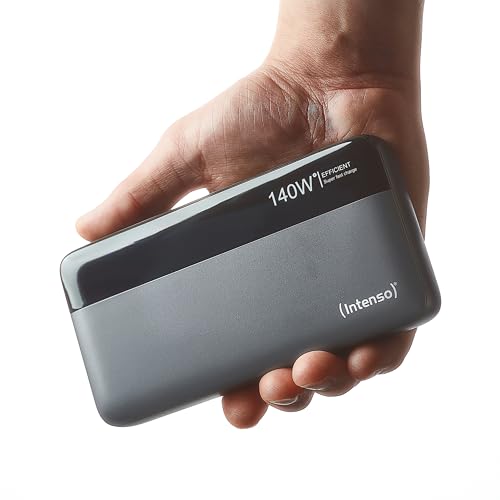Powerbank Intenso 25000 mAh, 140w, wyświetlacz, 1h 40min ładowanie 0-100%, 33,61Eur
