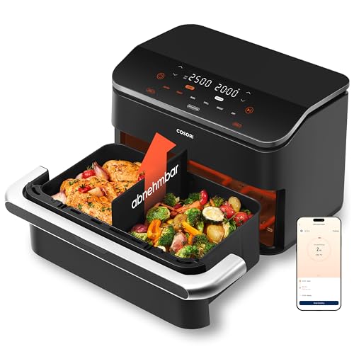 COSORI Airfryer Frytkownica, Dual Blaze TwinFry 10L, 2 komory
