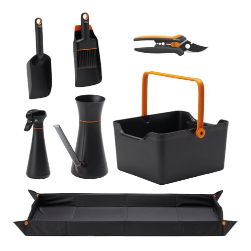 FISKARS PLANT CARE 7w1 Zestaw ogrodniczy konewka, sekator, łopatka, mata i inne II również Allegro