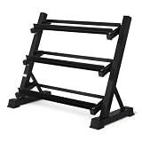 Amazon Basics Soporte de pesas ajustable de 3 niveles
