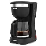 Taurus - Cafetera de Goteo 12 Tazas 680W, Jarra Cristal, Antigoteo