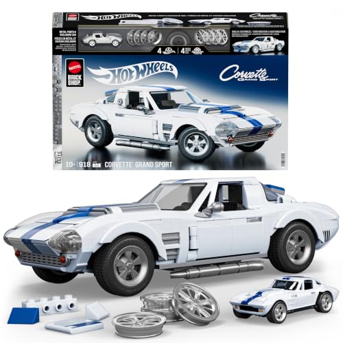 Mattel Brick Shop Hot Wheels Corvette Grand Sport Zestaw konstrukcyjny