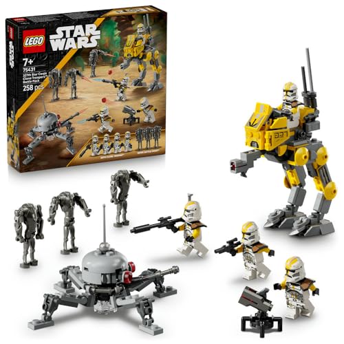 LEGO Star Wars 75431 Zestaw bitewny — żołnierze-klony z 327. korpusu galaktycznego | oraz 11511, 11510, 75422, 75433, 43...