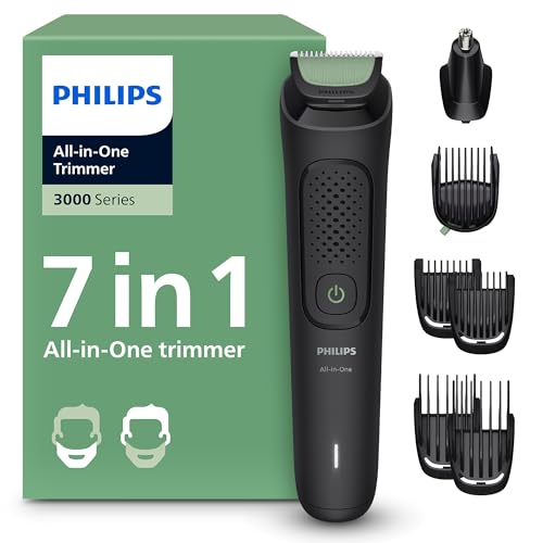 Rifinitore Philips Multigroom serie 3000 tutto in uno 7 in 1 - Rifinitore per barba e capelli