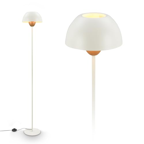 BRILONER - Lampada da terra con interruttore a pedale, attacco E27, max. 10W, piantana lampada da terra, lampada da terr