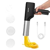 Cecotec Fun EasyPasta Cordless Máquina para hacer Pasta y Churros Inalámbrica, 40W, 200g capacidad, 3 discos