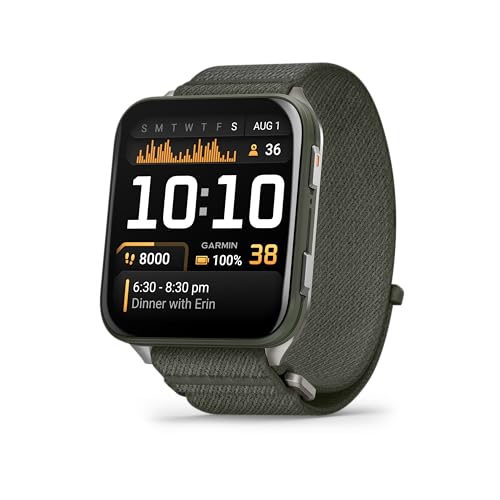 Garmin Venu X1, 51 mm, smartwatch GPS, zielony mech (478,15 €) Amazon.de
