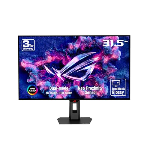 [WHD] Monitor ASUS ROG Strix XG32UCWG, 31,5" 4K UHD OLED (3840 x 2160), czas reakcji 0,03 ms, 165 Hz, USB-C, DisplayPort...