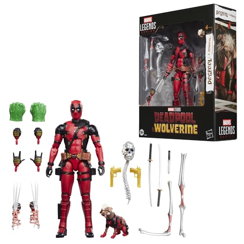 Dogpool i Deadpool z serii Marvel Legends, kolekcjonerskie figurki, z filmu Deadpool & Wolverine, 15 cm
