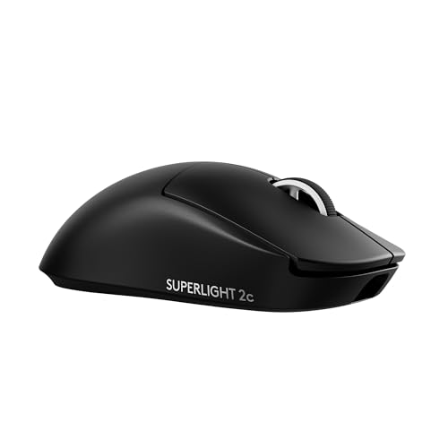 Logitech G PRO X SUPERLIGHT 2c, mouse gaming wireless mouse compatto - Nero