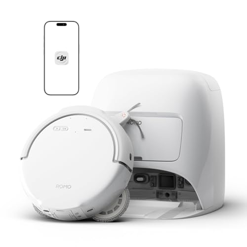 DJI ROMO S robot aspirapolvere lavapavimenti, 25.000 Pa