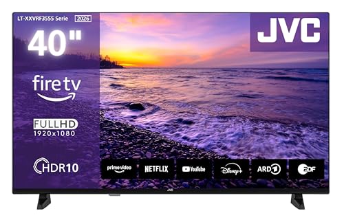 Telewizor JVC Fire TV LT-40VRF3555 (2026) 40″ Smart TV HDR sterowanie głosowe Alexa i potrójny tuner LED