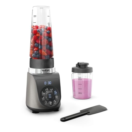 Tefal Blend Up mini mikser 1000 W, ostrza Powelix, automatyczny tryb czyszczenia, kompaktowy, lekki, tryb cichy,w zestaw...