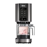 Ninja CREAMi, Heladera Eléctrica Multifunción, Negro y Plata, NC302EU | 7 Progra