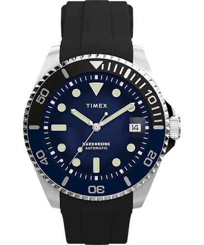 Timex Męski zegarek Harborside automatyczny 40 mm ze stali nierdzewnej TW2Y50900
